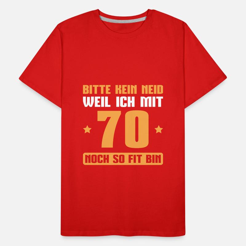70 Jahre Papa 70. Geburtstag Geschenkidee Männer Premium Bio T-Shirt