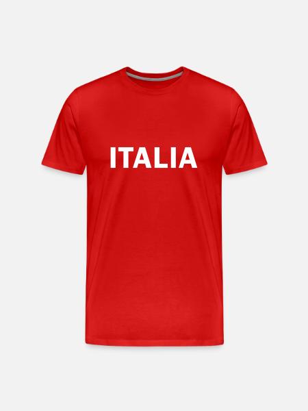 Italia - Men's Premium Organic T-Shirt - red