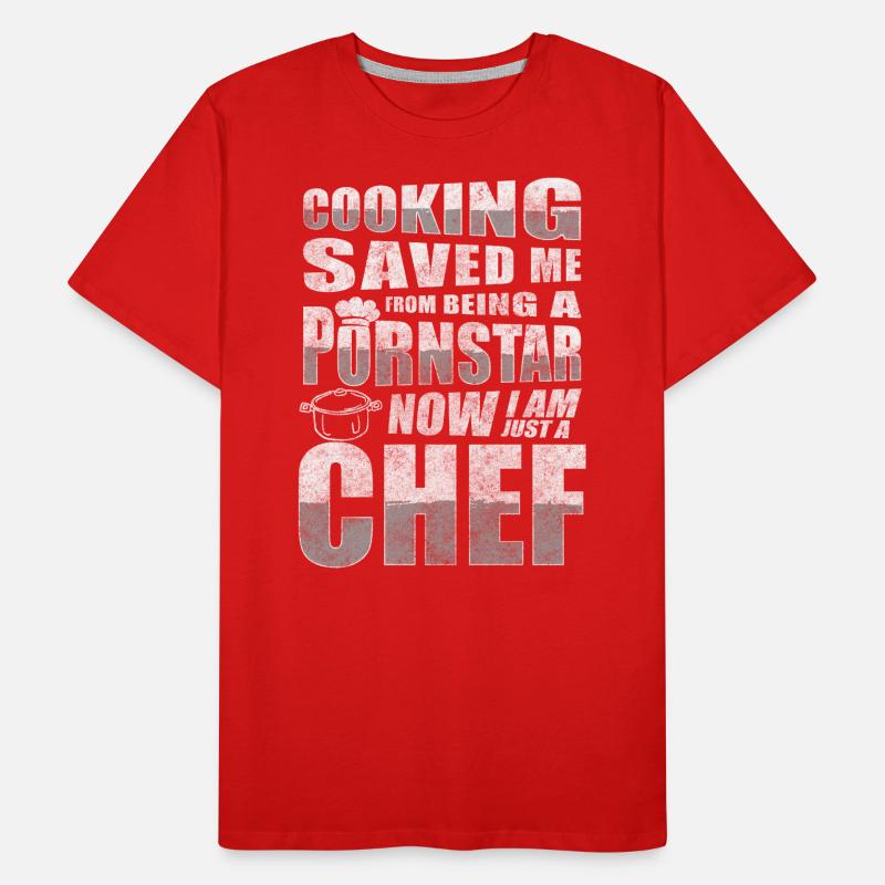 Küche Chef Restaurant Geschmack Männer Premium Bio T-Shirt