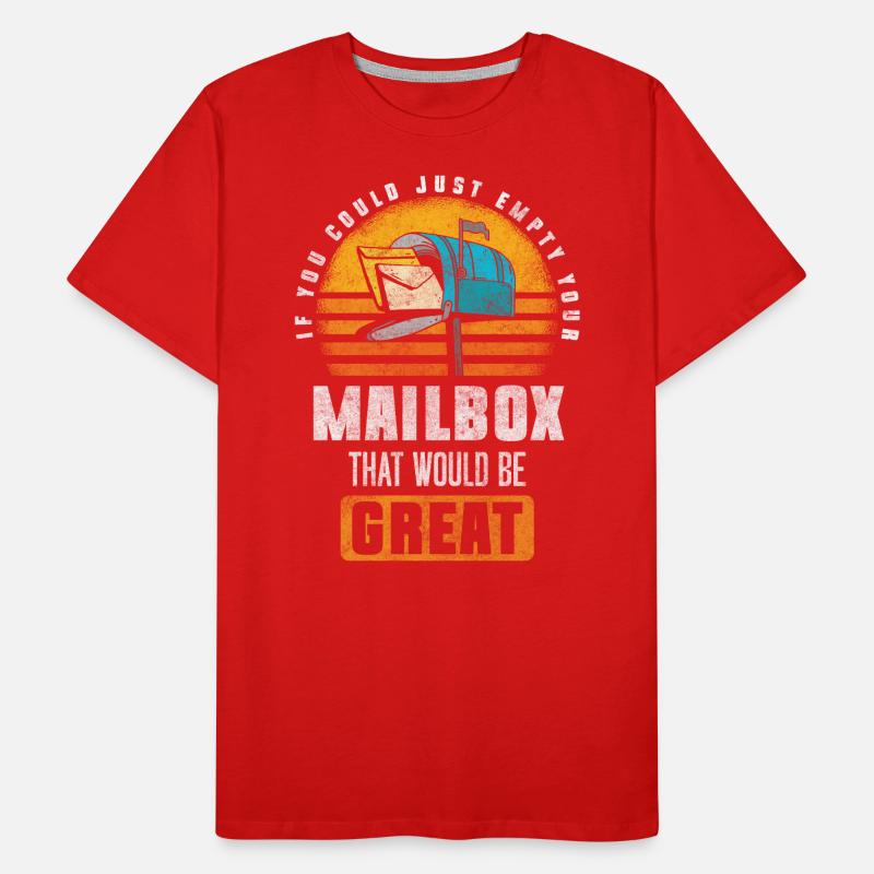 Post Parcel Courier Service Men's Premium Organic T-Shirt