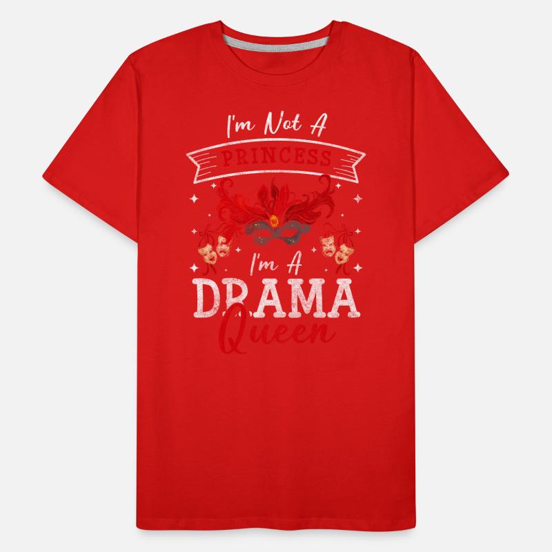 Drama Princess Spotlight Teasing Men's Premium Organic T-Shirt