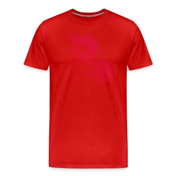 Road Cyclist Road Cycling Road Bike - Men's Premium Organic T-Shirt - red - Front - Damien (186cm)
