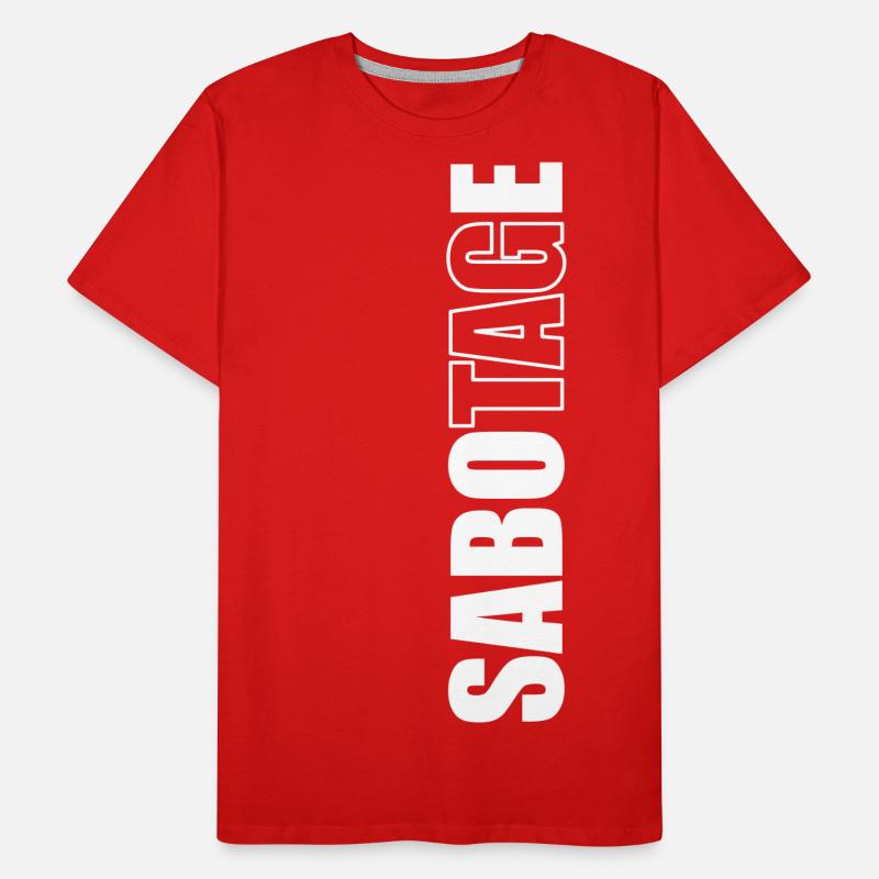 Sabotage Tag Männer Premium Bio T-Shirt