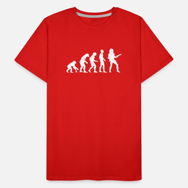 EVOLUTION GUITARISTE! T-shirt bio Premium Homme