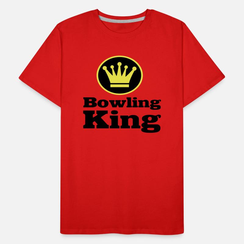 Bowling Männer Premium Bio T-Shirt