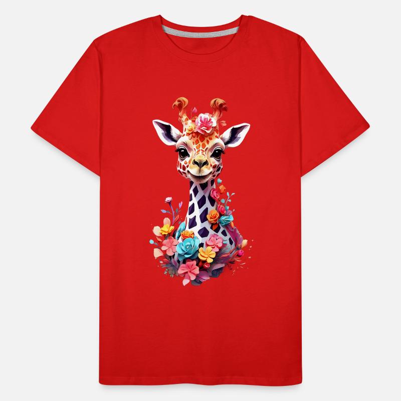 Giraffe V1 24 08 Men's Premium Organic T-Shirt