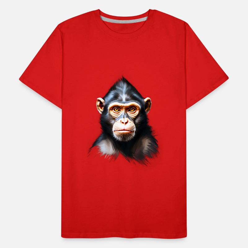 Monkey Monkey V24 01 Men's Premium Organic T-Shirt