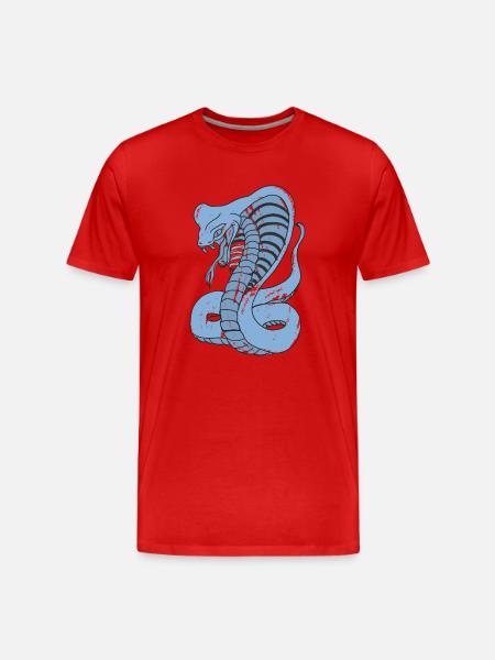 Cobra - Men's Premium Organic T-Shirt - red