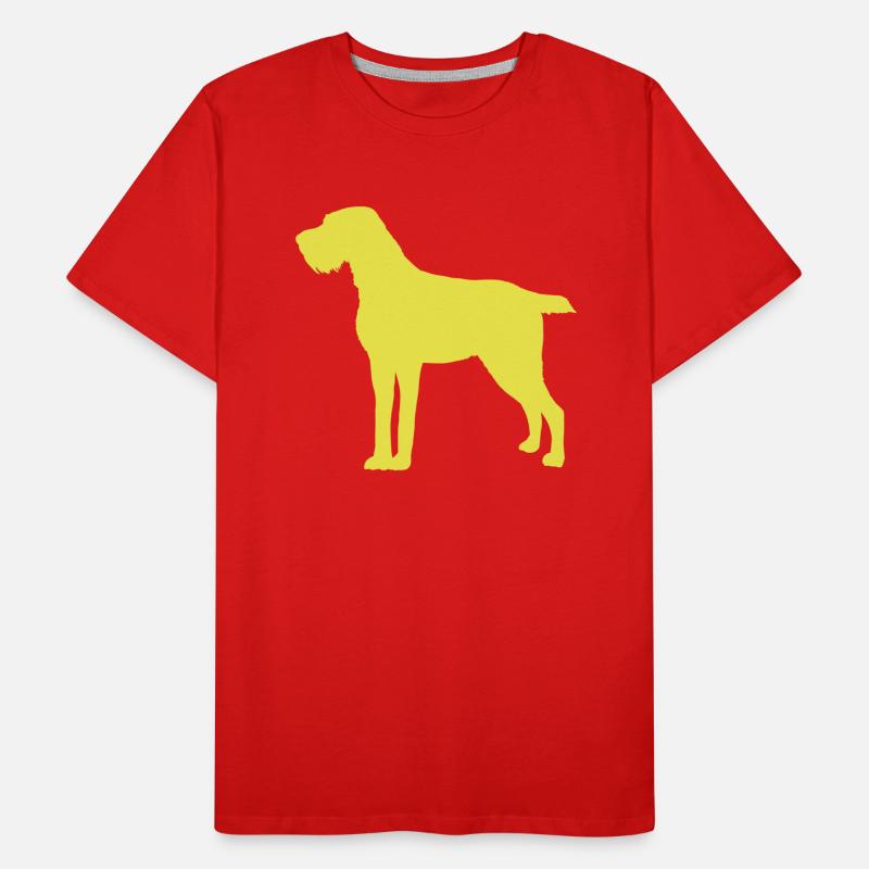 German Wirehaired Pointer Men's Premium Organic T-Shirt