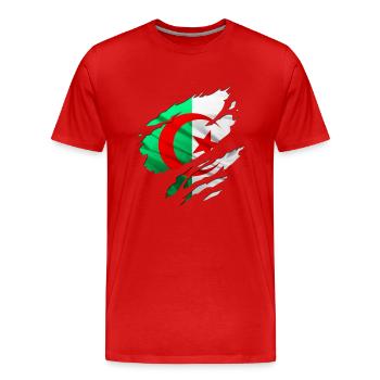 afrika algéria algerie - Männer Premium Bio T-Shirt - Rot - Vorne - Damien (186cm)
