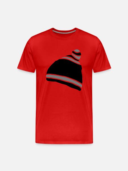 casquette - T-shirt bio Premium Homme - rouge