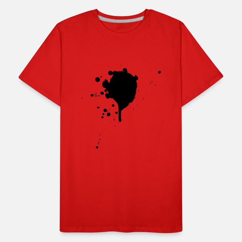 Éclaboussures de couleur T-shirt bio Premium Homme