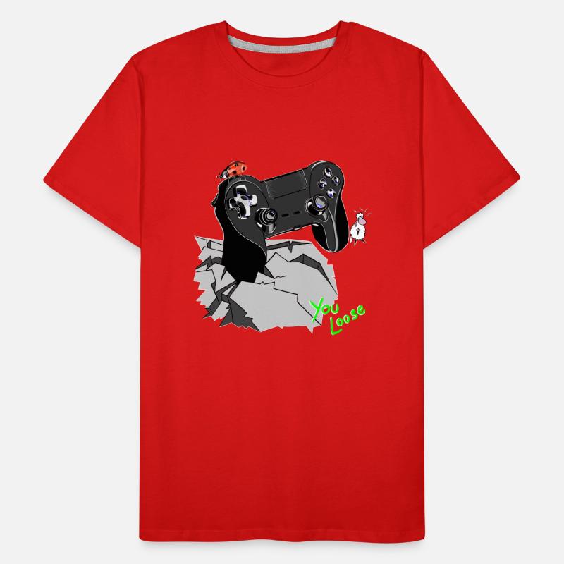 Controller Gamepad Wolly Sheepling Männer Premium Bio T-Shirt