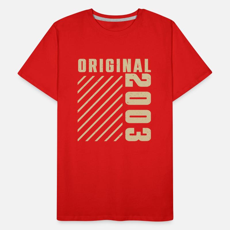 Original 2003 Authentic 2003 Vintage Bursdag Men's Premium Organic T-Shirt