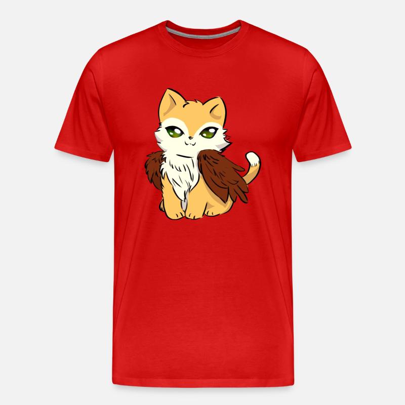 Prayvy - Männer Premium Bio T-Shirt - Rot