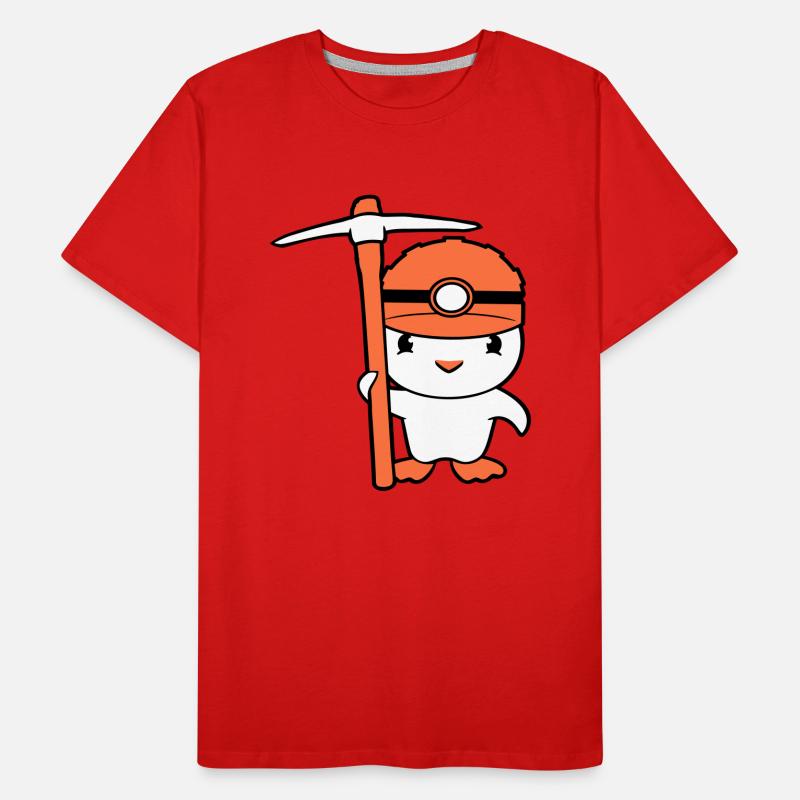 Duck Miner Pickaxe Helmet Lamp Miner Men's Premium Organic T-Shirt