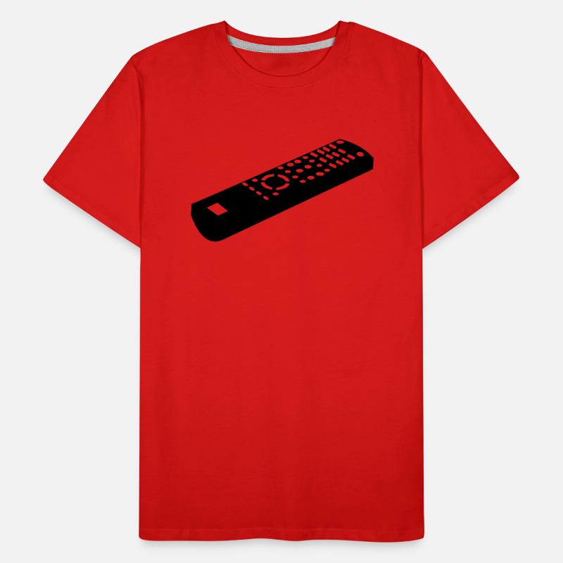 Remote control, push, television controllers, Men's Premium Organic T-Shirt