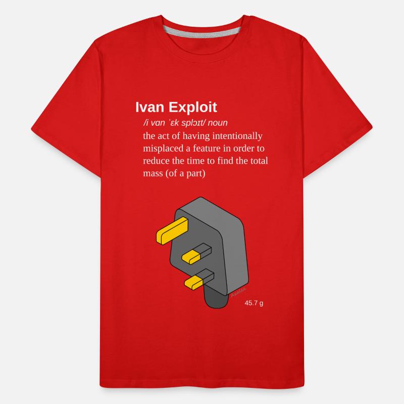 Ivan Exploit - 3D CAD Speedmodeling - Version UK T-shirt bio Premium Homme
