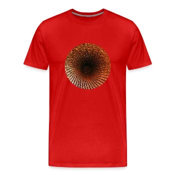 Der Kanon des Terrors - Männer Premium Bio T-Shirt - Rot - Vorne - Damien (186cm)