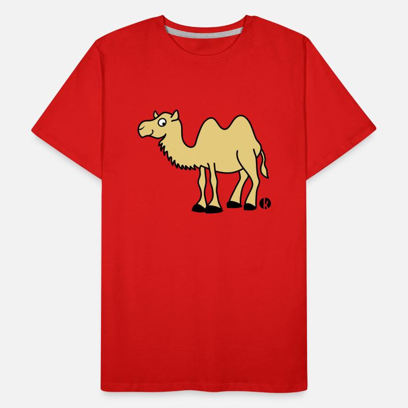 Kamel Männer Premium Bio T-Shirt