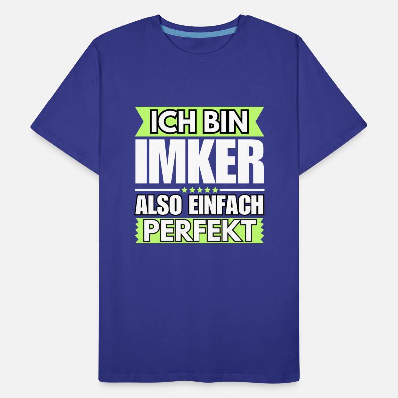 Einfach ein Perfekter Imker Männer Premium Bio T-Shirt