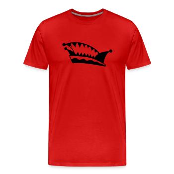 Narrenkappe No 2 - Fastnacht - Männer Premium Bio T-Shirt - Rot - Vorne - Damien (186cm)