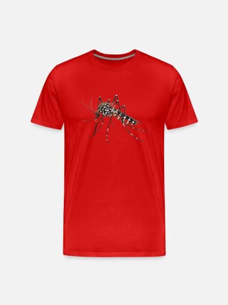 Tiger mosquito - Men's Premium Organic T-Shirt - red