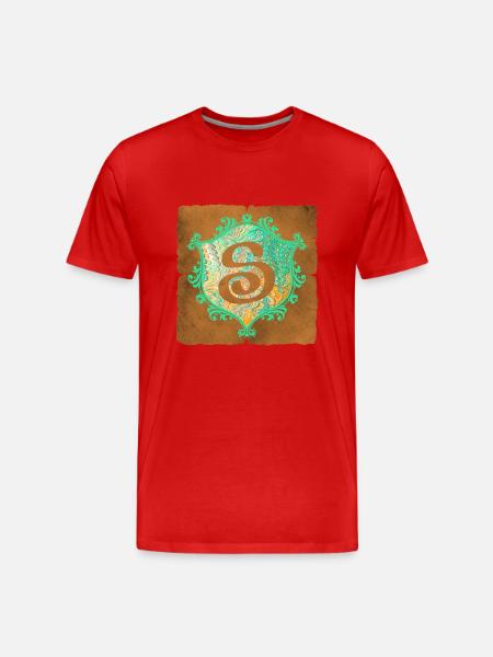 e 36 s - Männer Premium Bio T-Shirt - Rot