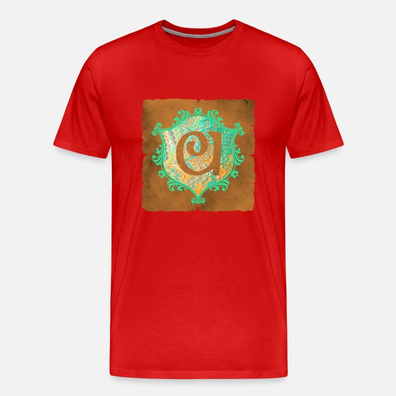 e 36 u - Männer Premium Bio T-Shirt - Rot
