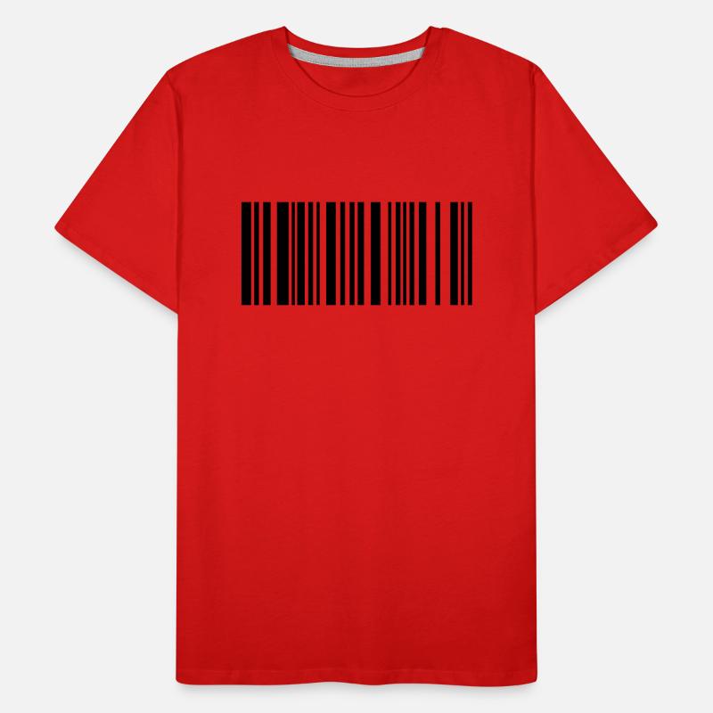barcode Men's Premium Organic T-Shirt