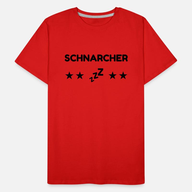 Ronfler / Ronfleur / Ronfleuse / Ronflement T-shirt bio Premium Homme