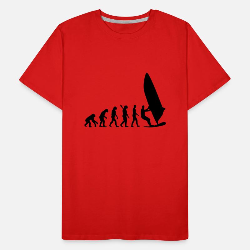 Evolution Windsurfing T-shirt bio Premium Homme