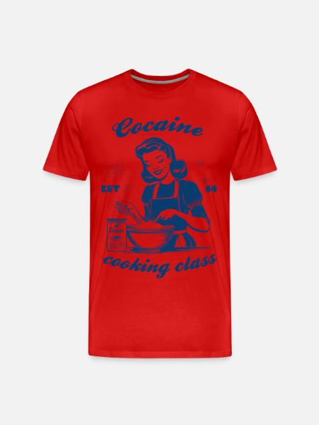 Cockaine cooking class - Men's Premium Organic T-Shirt -