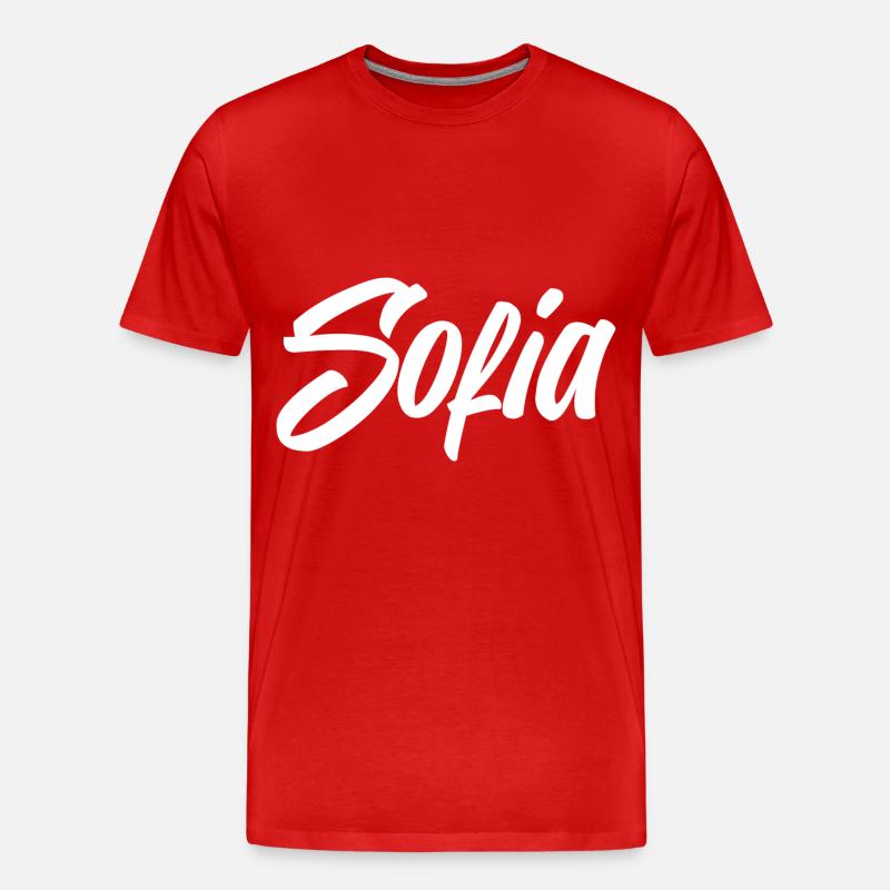 Sofioter - Männer Premium Bio T-Shirt - Rot