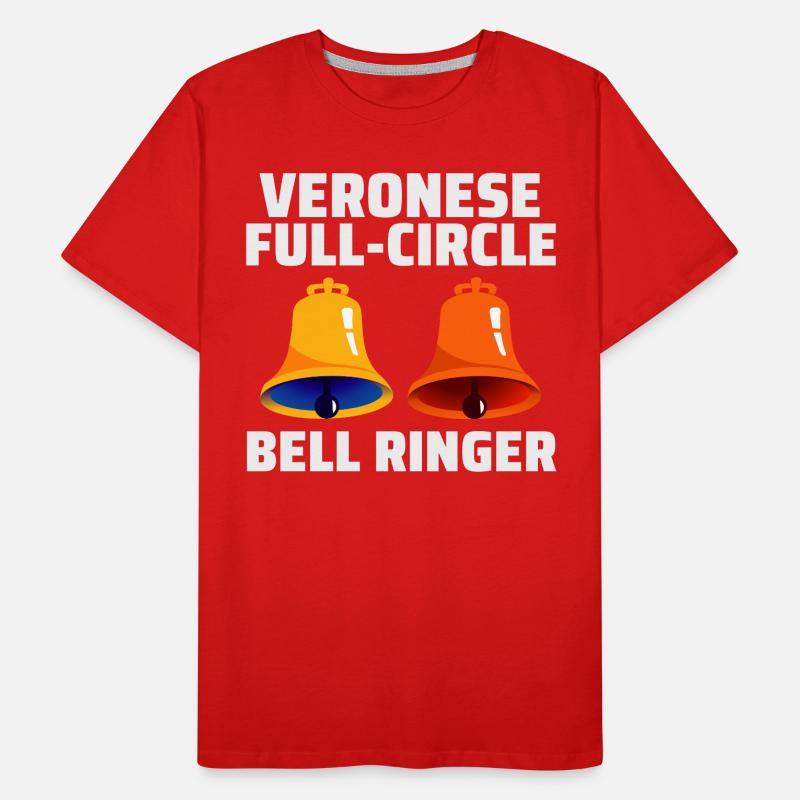 Veronese Full-Circle Bell Ringer Ringing Hobby T-shirt bio Premium Homme