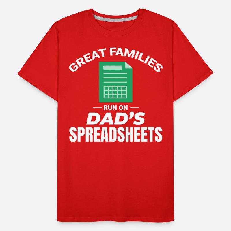 Comptable Papa Comptabilité Finance Financier Drôle T-shirt bio Premium Homme