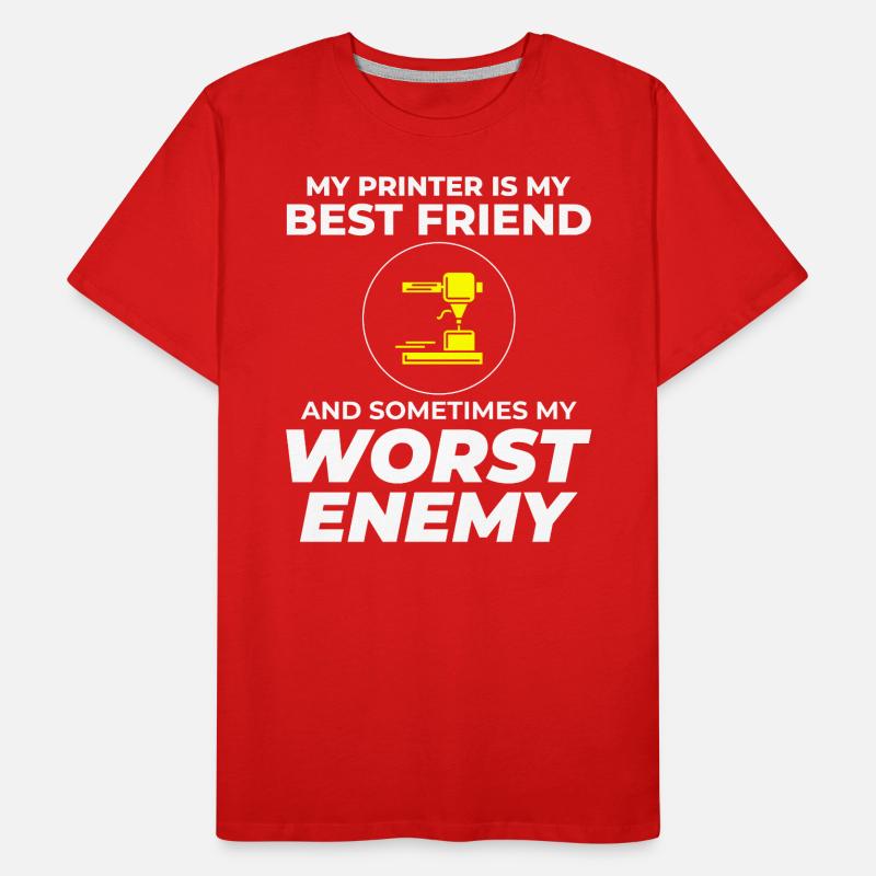 3D Printer 3D Printing Men's Premium Organic T-Shirt