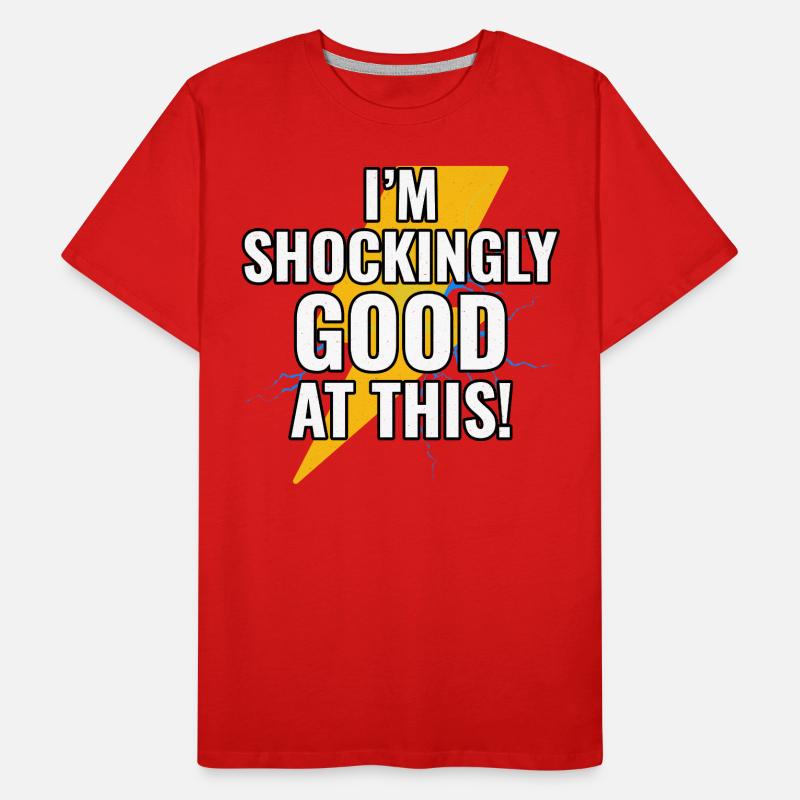 Electrician Humor Electrical Technician Engineer Men's Premium Organic T-Shirt