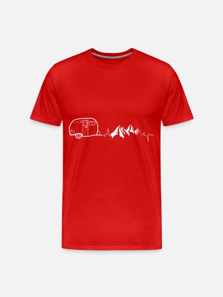 Camping-car - T-shirt bio Premium Homme - rouge