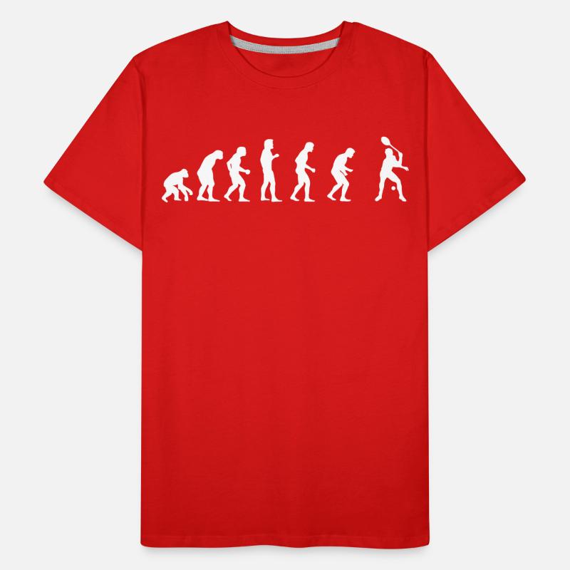 EVOLUTION TENNIS Männer Premium Bio T-Shirt