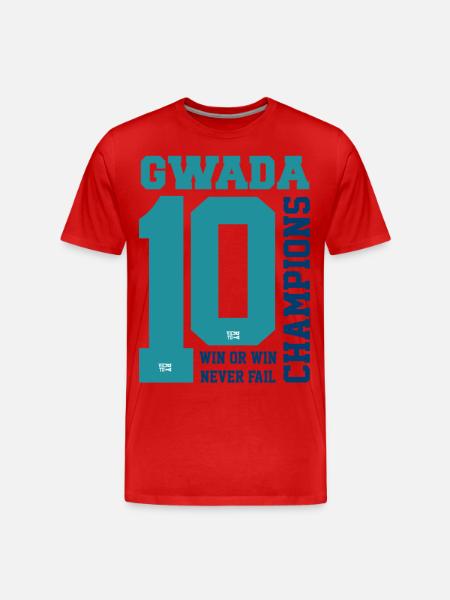 gwada2 - T-shirt bio Premium Homme - rouge