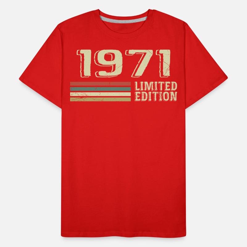 Nées en 1971 anniversaire 1971 Vintage 1971 T-shirt bio Premium Homme