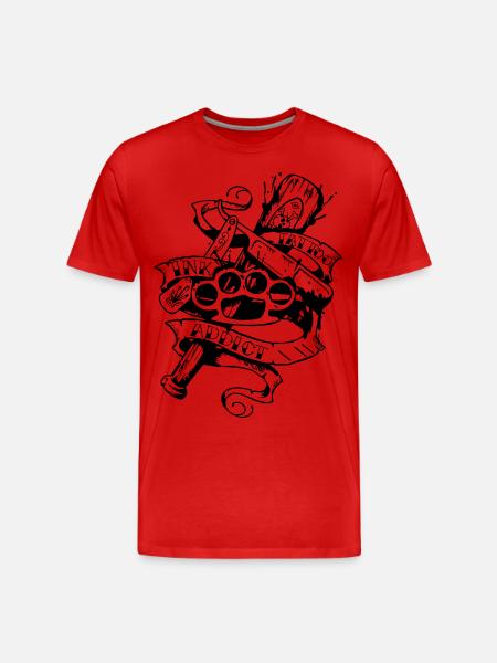 tattoo addict - T-shirt bio Premium Homme - rouge