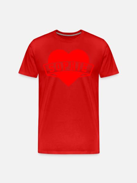 Sophie Herzen - Men's Premium Organic T-Shirt - 