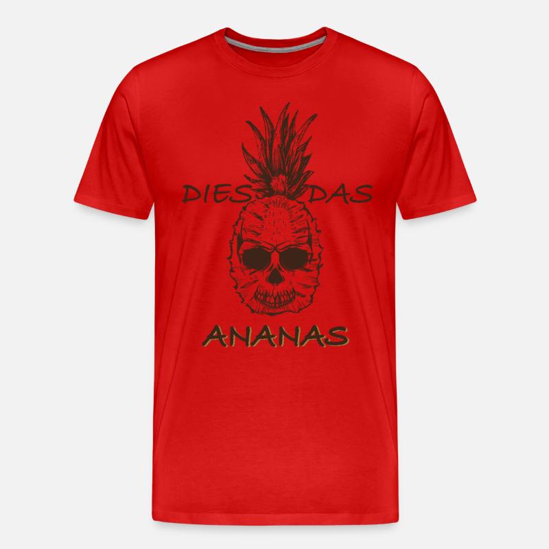 C’est l’ananas - T-shirt bio Premium Homme - rouge