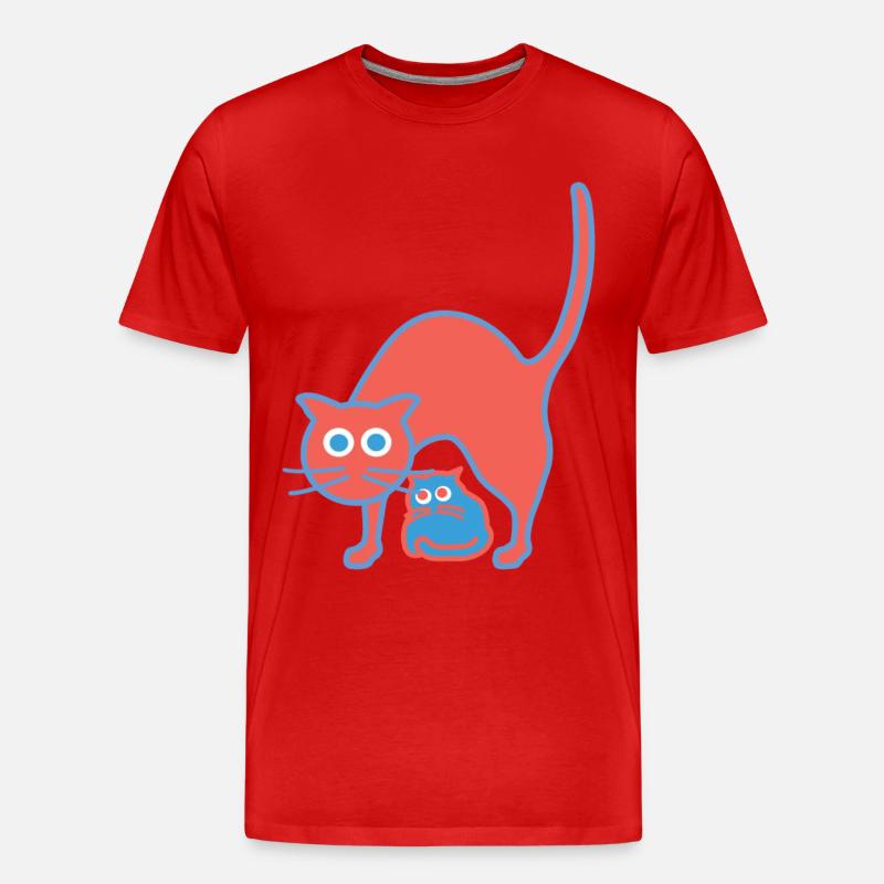 Tiff und Toeff 2 - Männer Premium Bio T-Shirt - Rot