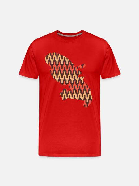 Martinique - Männer Premium Bio T-Shirt - Rot