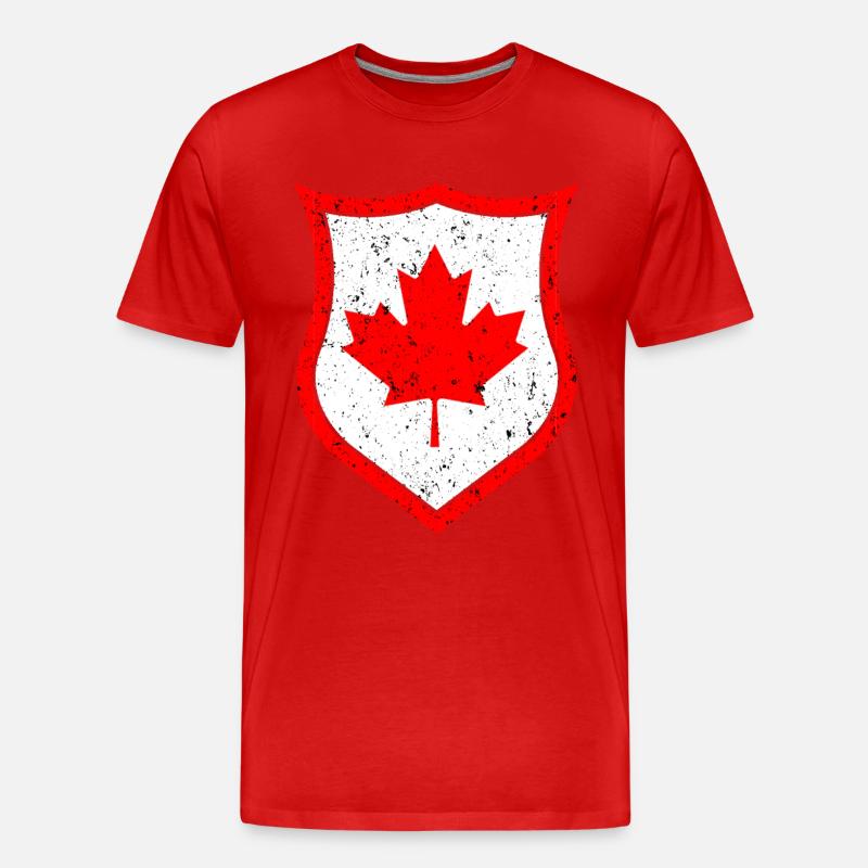 Kanada - Männer Premium Bio T-Shirt - Rot