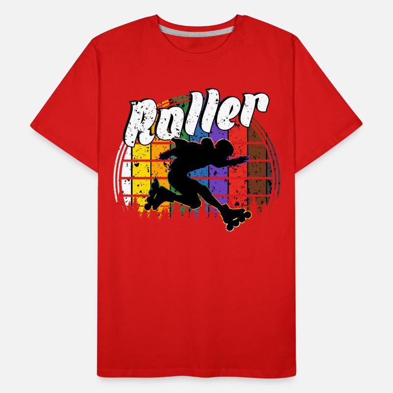 Rollerblades rollers T-shirt bio Premium Homme