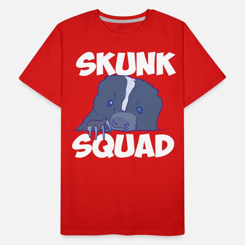 Escouade Skunk T-shirt bio Premium Homme